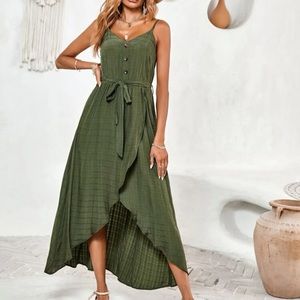 Shein Belted Cami Wrap Dress Size Large - NWOT